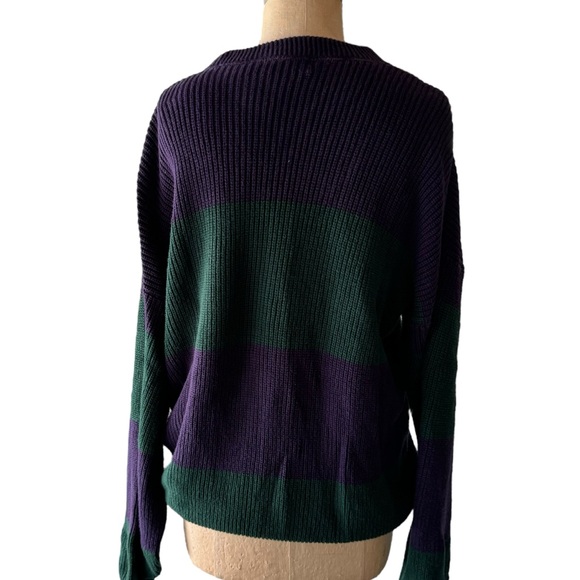 Vintage 90s Rugger Striped Sweater - Picture 4 of 4